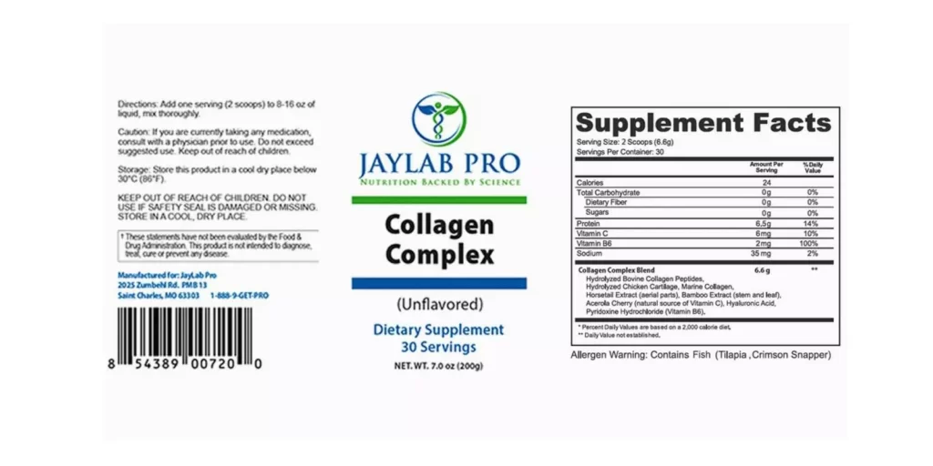 JayLab Pro Collagen Complex Supplement Review