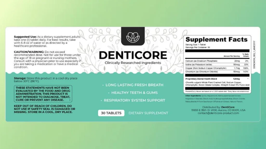 Denticore Supplement
