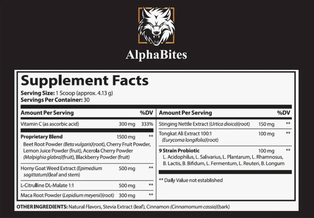 Alphabites Supplement