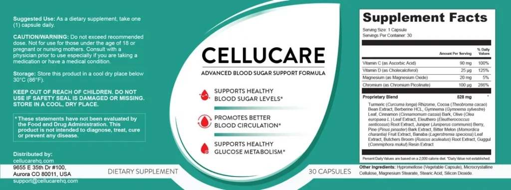 cellucare supplement